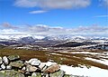 The Cairngorms from Geal Charn