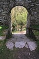 Burgruine, Eingang beim SüdturmLSG 2631001 Hessische Rhön