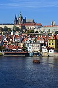 View of Prague Castle from Charles Bridge