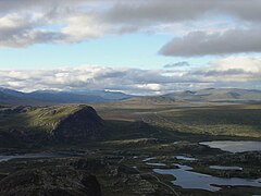 Valdresflya with road 51