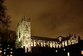 Westminster Abbey by night