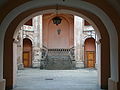 Polski: Dziedziniec Dawnej szkoły miejskiej, później jezuickiej, gimanzjum św. Marii Magdaleny, dziś szkoły baletowej English: Yard of the ballet school (the former city elementary school, jesuits elementary school and later of St. Mary Madelaine Junior High School)