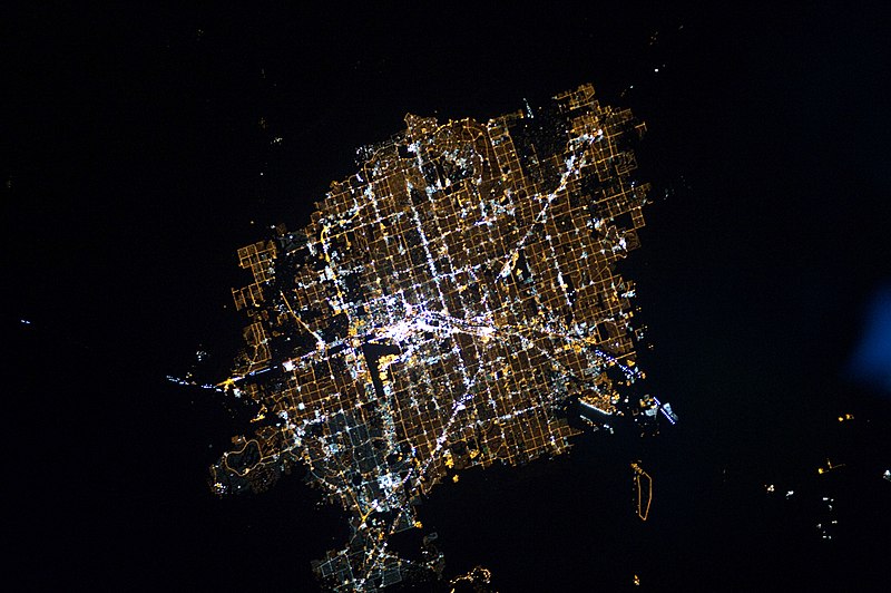 File:Las Vegas at Night.JPG