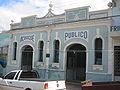 A public butcher shop in Agrestina, Brazil.