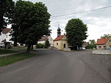 Čeština: Kaplička v Chotiměři. Okres Litoměřice, Česká republika. English: Chapel in Chotiměř, Litoměřice District, Czech Republicc.