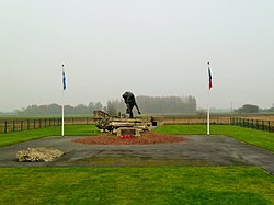 Cobbers Statue at Australian Memorial Park at Fromelles