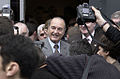 Le president Jacques Chirac au salon de l'agriculture à Paris (3/3/2007)