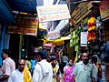 Vishwanath Gali, leading up to Vishwanath Temple, in Varanasi.