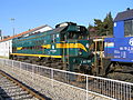 2062 series locomotive (EMD G26) in Pula, Croatia