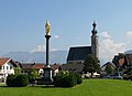 Kirche und Marktplatz in Anger