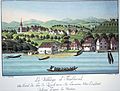 Thalwil (1794). Stich von Heinrich Brupbacher