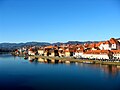 River Drava at Maribor, Slovenia