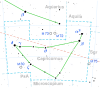 Capricornus Constellation Map