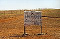 sign at Dog Fence