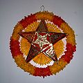 Orange and red parol