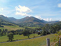 Français : Les monts du Cantal vues depuis le village de Lavigerie English: Mounts of Cantal (view from the village of Lavigerie)