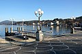 English: Promenade with ship landing stage on Lake Woerth Deutsch: Promenade mit Schiffsanlegestelle