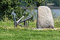 Deutsch: Gedenkfindling für Gorch Fock im Gorch-Fock-Park in Hamburg-Finkenwerder. This is a photograph of an architectural monument. It is on the list of cultural monuments of Hamburg, no. 14713.