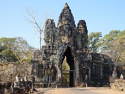 File:Siem Reap, Victory Gate. Cambodge