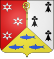 Le blason de Moëlan-sur-Mer.