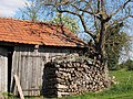 Gartenhütte am Ortsrand