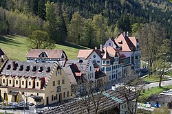 Village de Hohenschwangau Schwangau Bavière Allemagne.