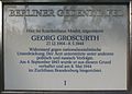 Georg Groscurth, ehemaliges Krankenhaus Moabit, Turmstraße 21, Moabit