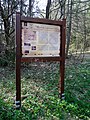 Čeština: Cesta kolem hornického města, naučná stezka u města Rudolfov v okrese České Budějovice, infotabule č. 7. English: Educational trail Cesta kolem hornického města is an educational trail near the town of Rudolfov, south Bohemia, Czech Republic, information board No 7.