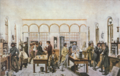 Liebig's laboratory and his students, 1841