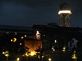 Deutsch: Wasserturm und Umgebung im Westpark Bochum bei Nacht. English: Watertower and surroundings in the Bochum Westpark at night.   This file was uploaded with Commonist.