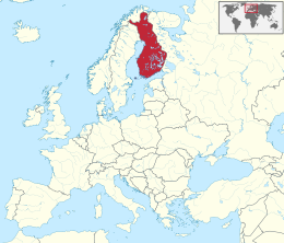 Karte von Finnland