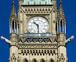 Ottawa Peace Tower (l'horloge)