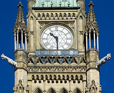 Ottawa Peace Tower (l'horloge)