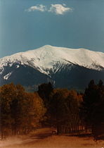 Humphreys Peak in the autumn