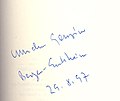 Autograph Genazino