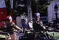 French president of the Republic Jacques Chirac and General Xavier de Zuchowicz