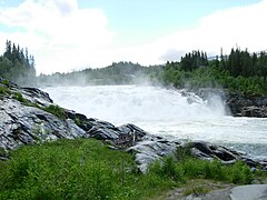 Laksforsen, Vefsna river, Nordland county