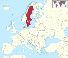 Map of Sweden