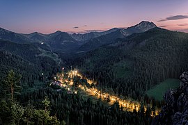 Nosal i widok na Tatry