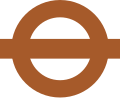 Bakerloo line roundel (no text).svg