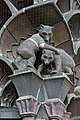 Deutsch: Kontorhaus Chilehaus in Hamburg-Altstadt: Detail der Arkaden von Richard Kuöhl zur Burchardstraße. This is a photograph of an architectural monument. It is on the list of cultural monuments of Hamburg, no. 29133.