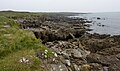 Moëlan-sur-Mer : rochers près de Poulguen Per (entre l'Île Percée et l'anse de Kerliguet).