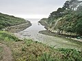 Le fond de l'anse de Porz Bali à marée basse 2.