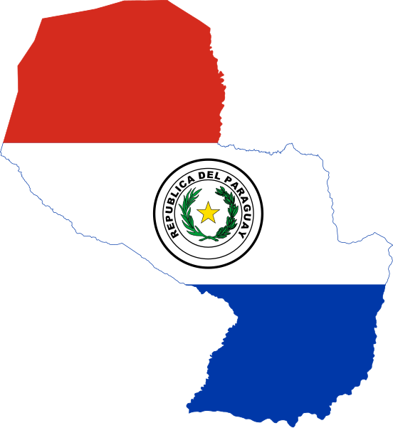 File:Flag-map of Paraguay.svg