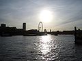 London Eye from the other side of the Thames