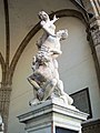 Rape of the Sabine women by Giambologna.