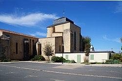 l'église Saint-Vincent-sur-Jard, Vendée .- France