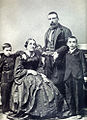 Juan Manuel Blanes y familia