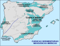 Iberian Mesozoic sedimentary basins (outcrops)