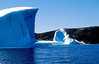 Iceberg near north-eastern coast of Baffin Island